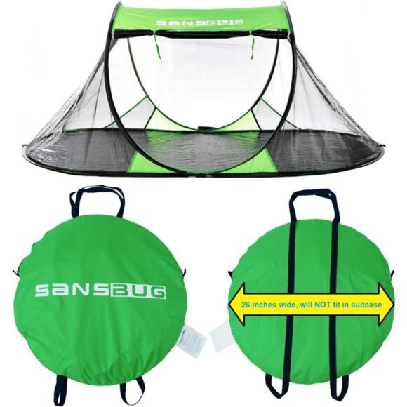 1-Person Popup Mesh Screen Tent (Tarp Floor) - Picture 2 of 7